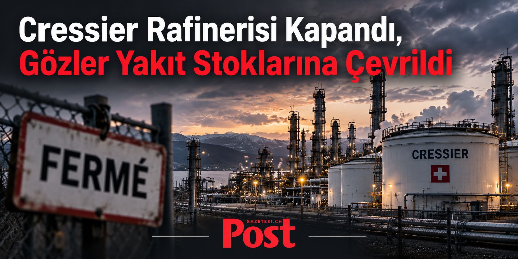 İsviçre’nin Tek Petrol Rafinerisinde Üretim Durdu