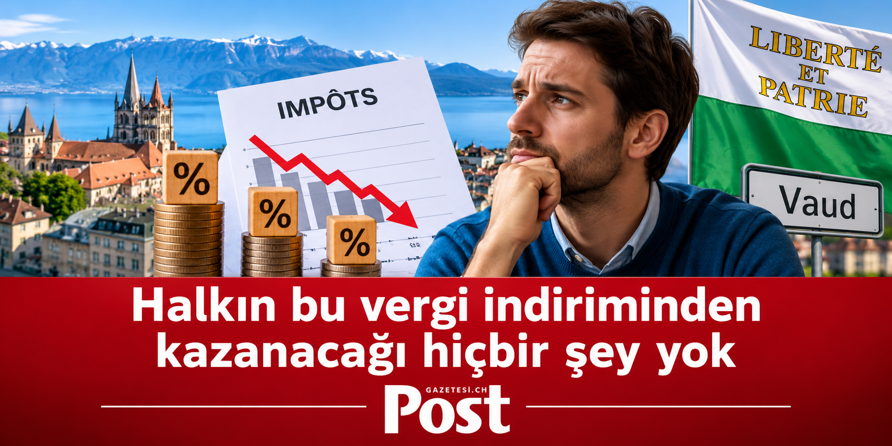 Vaud’das 272 Milyon Franklık Vergi Hesabı Sandığa Gidiyor