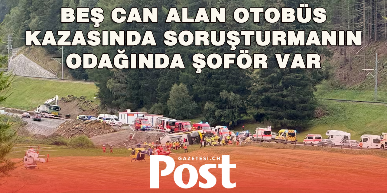 Beş Kişinin Öldüğü Otobüs Kazasında Şoför Soruşturma Altında