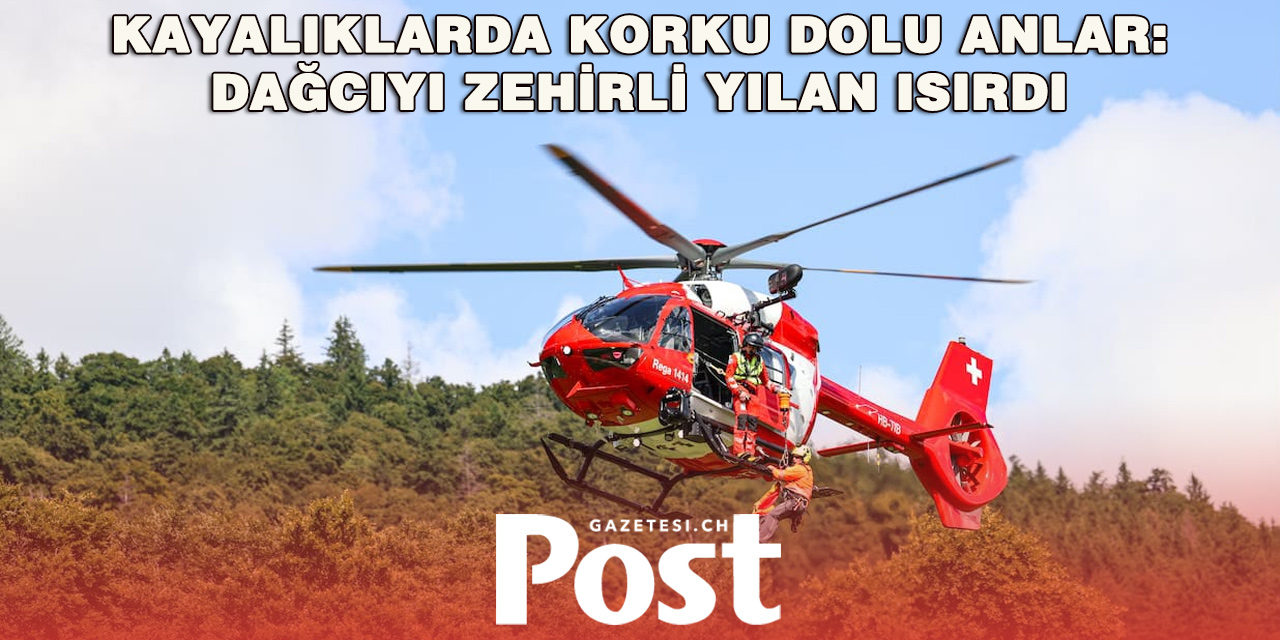 Balsthal’da Tırmanan Dağcıyı Yılan Isırdı
