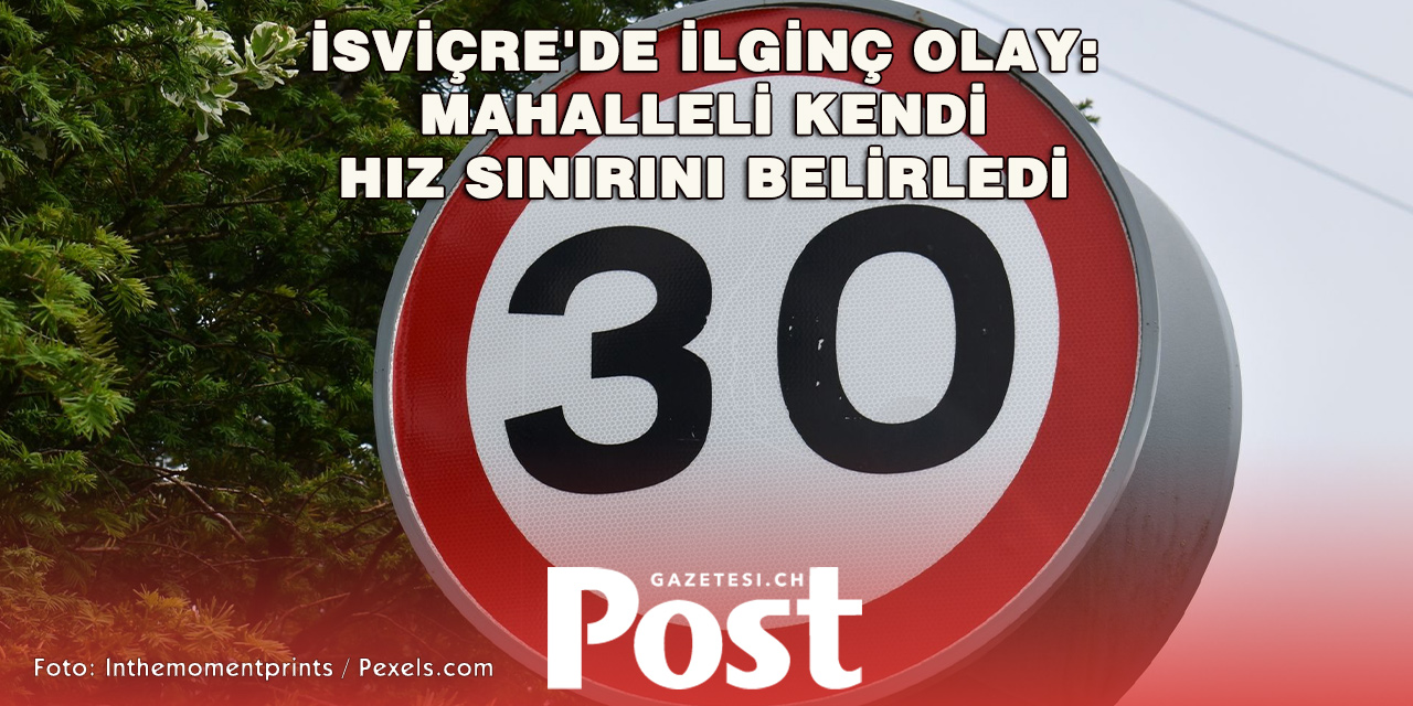 Mahalle sakinleri kendi “30 km/s” tabelasını astı, kanton kaldırdı