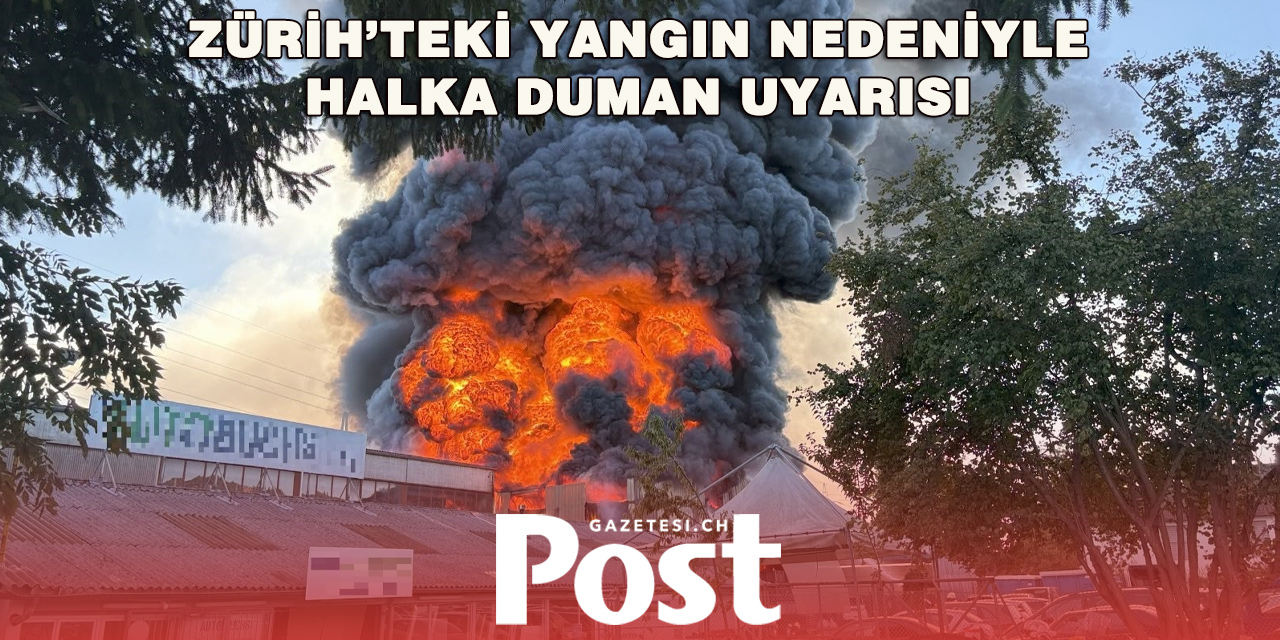 Buchs’ta Hurda Araç Tesisinde Büyük Yangın