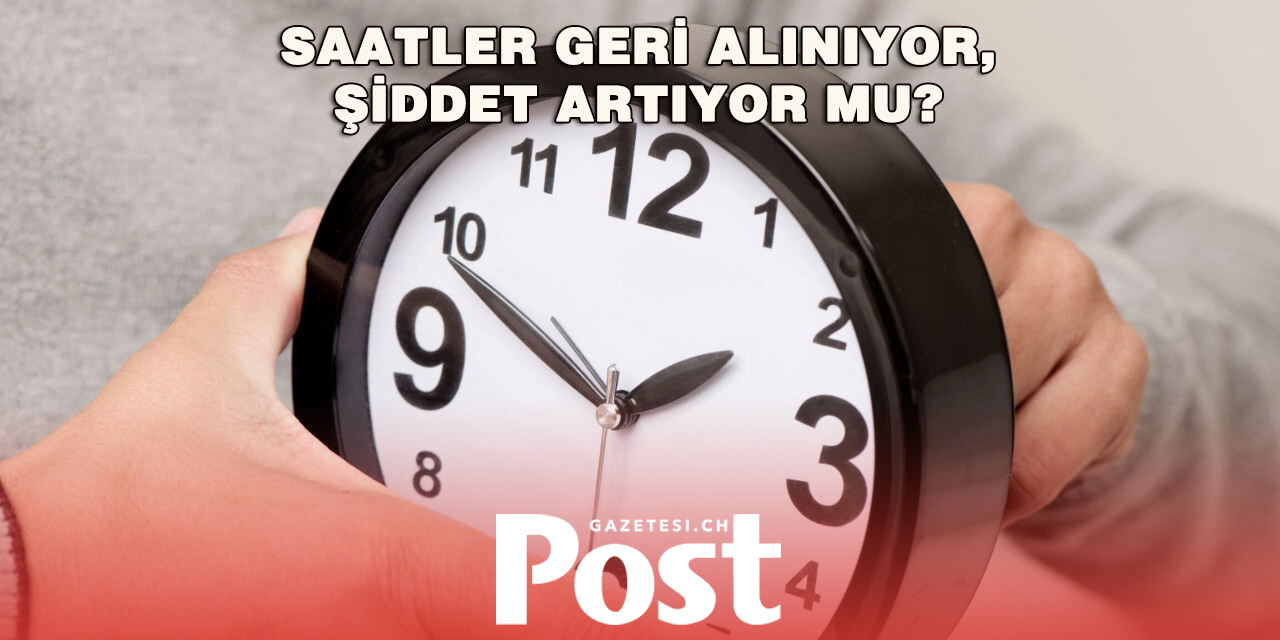 Araştırma: Saatler geri alındıktan sonraki ilk pazartesi şiddet olayları artıyor