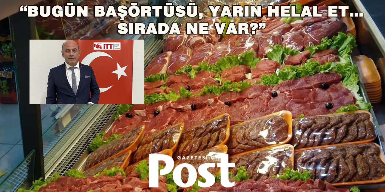 Suat Şahin’den Helal Et Yasağı Tartışmasına Tepki: “Peki Sırada Ne Var?”