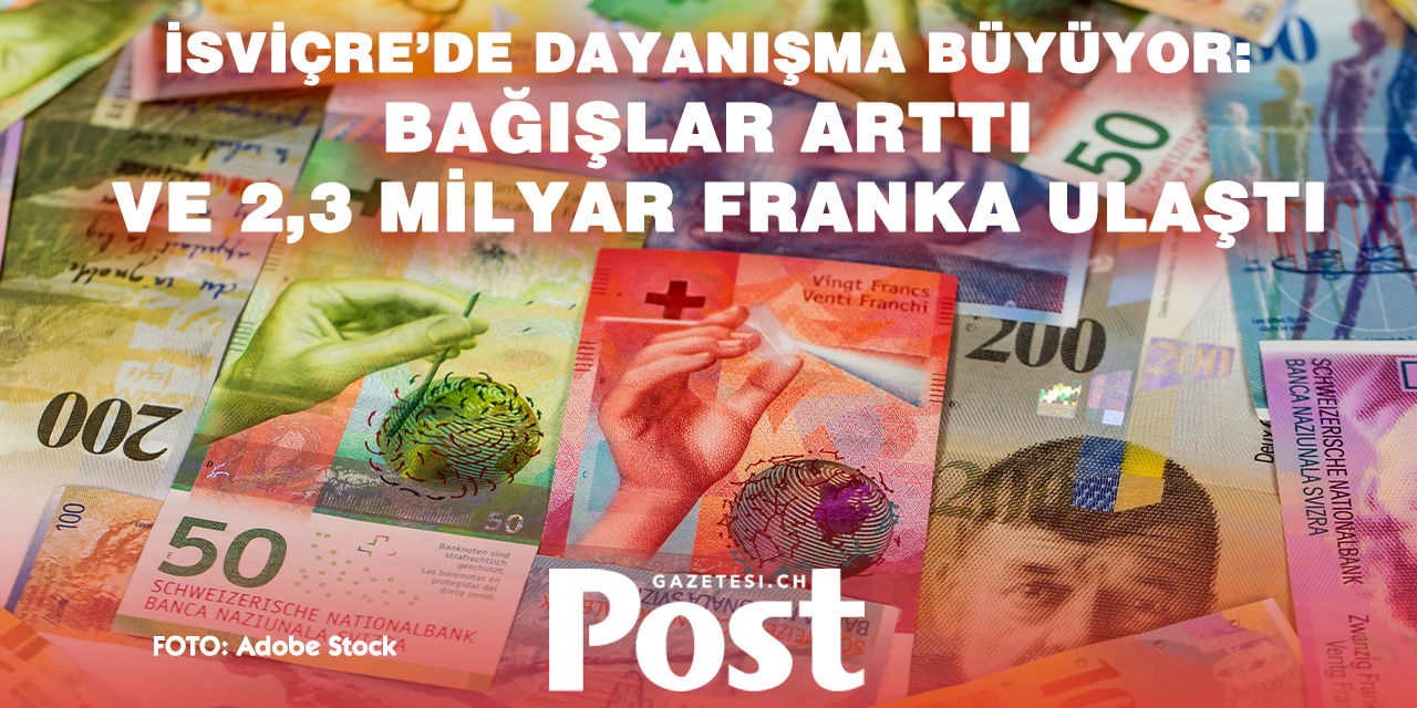 İsviçrelilerden rekor düzeyde bağış