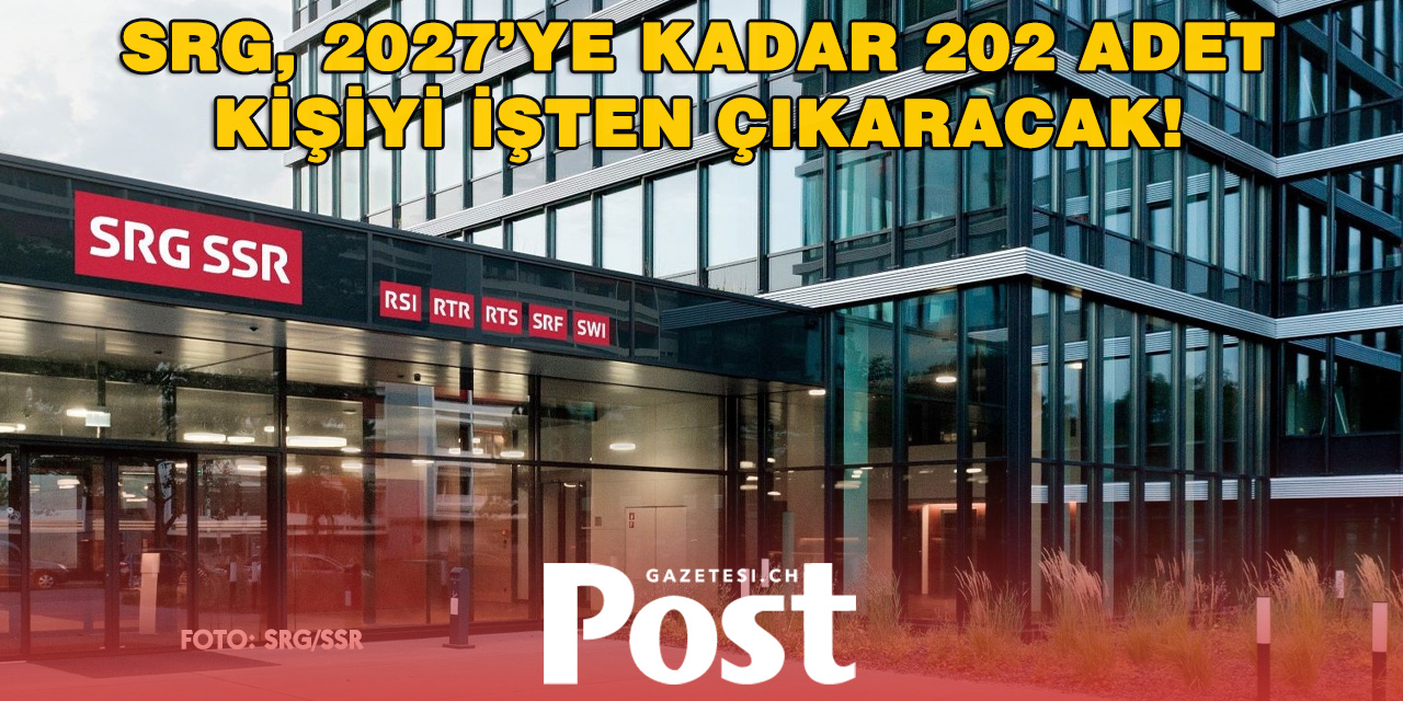 İsviçre’nin kamu yayıncısı SRG 202 kişiyi işten çıkaracak