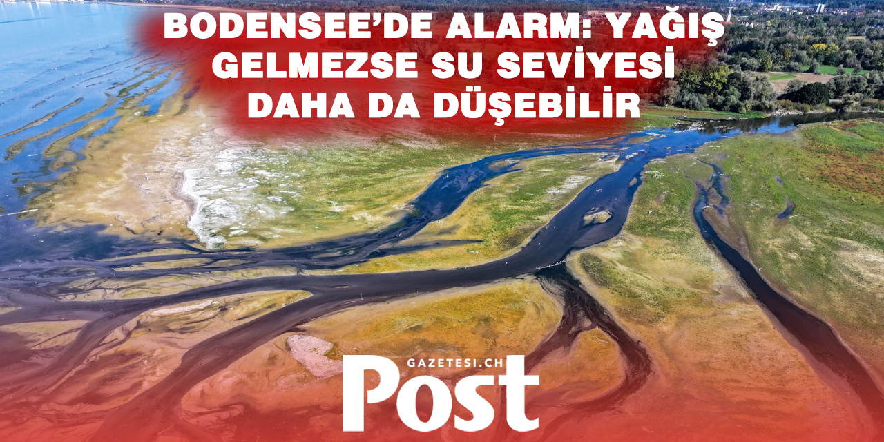 İsviçre’nin büyük gölü kuraklık tehdidi altında