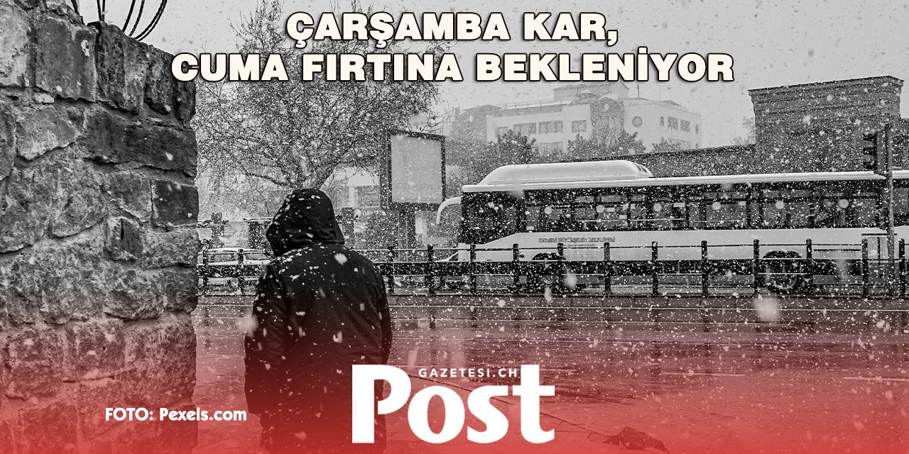 İsviçre’de Hava Sertleşiyor: Önce Kar, Ardından Fırtına
