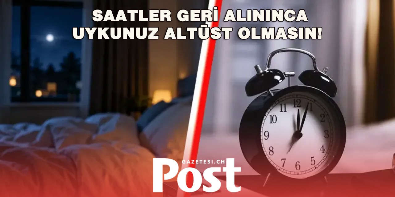 Avrupa'da saatler geri alınacak: Uyku düzenini korumak için öneriler