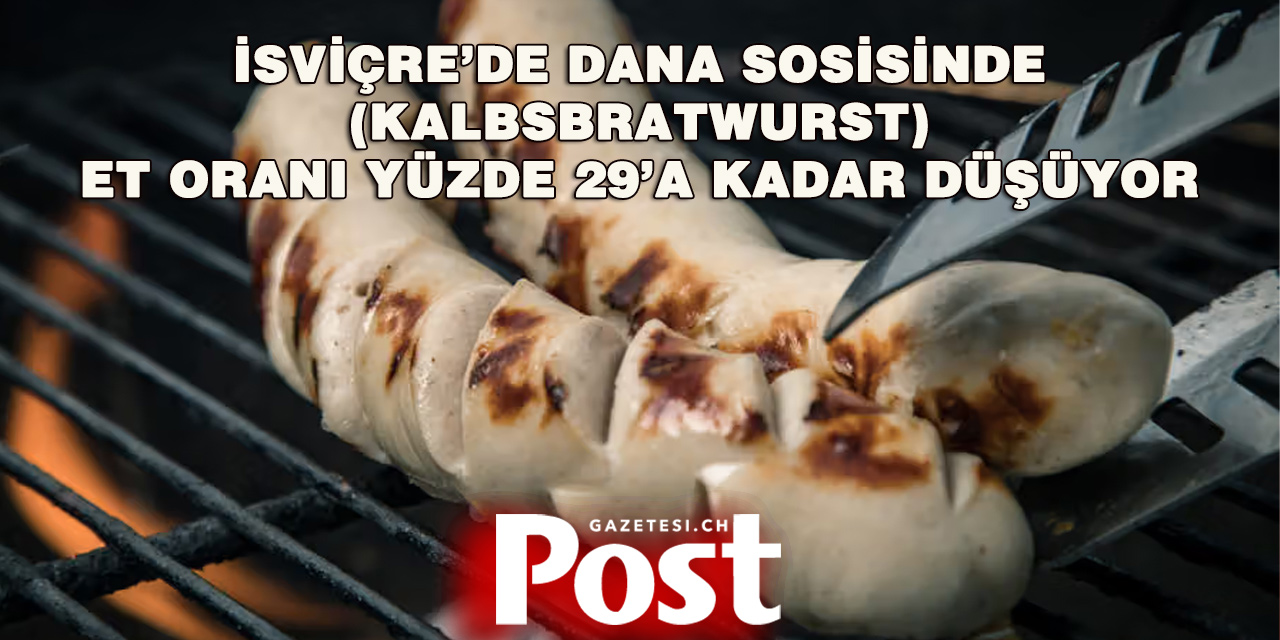 DANA SOSİSLERİNDE ET ORANI BÜYÜK FARKLILIK GÖSTERİYOR