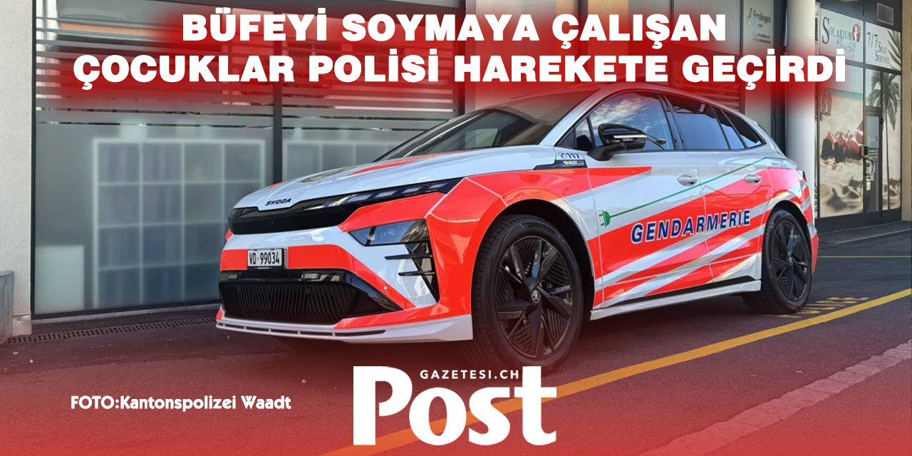 Vaud’da Büfe Soymaya Çalışan Beş Çocuk Yakalandı