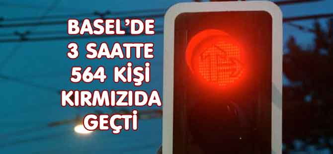 KIRMIZI IŞIKTA GEÇEN 564 KİŞİ CEZALANDIRILACAK