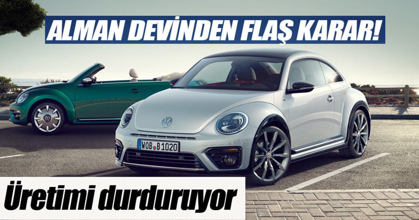 Volkswagen Beetle ve Scirocco'nun üretimini durduruyor!