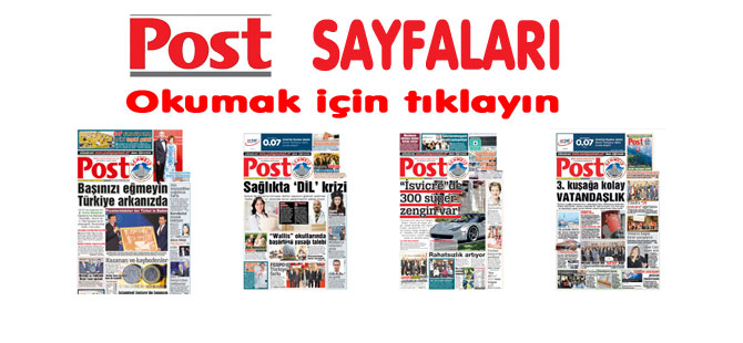 POST Gazetesi Nisan 2015 Sayfaları
