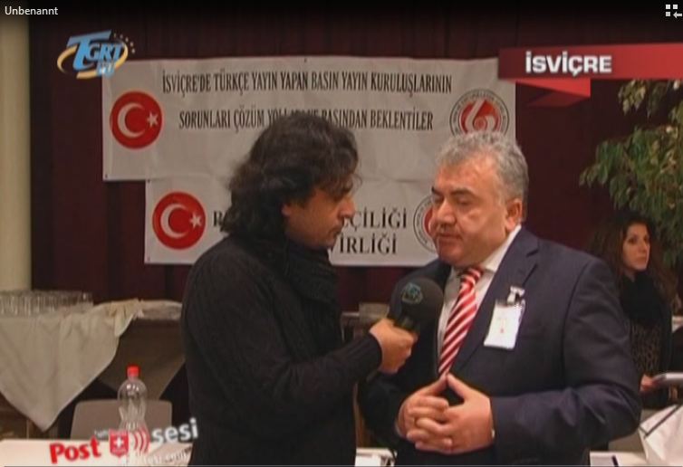 İsviçre'de görev yapan Türk gazeteciler Zürih'te buluştu