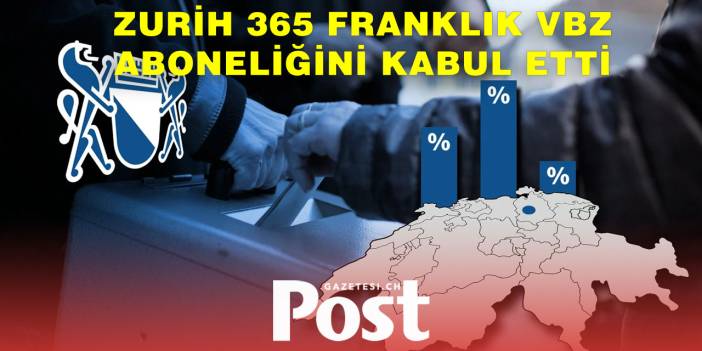 Zürih’te toplu taşıma devrimi: 365 Franklık yıllık abonelik kabul edildi