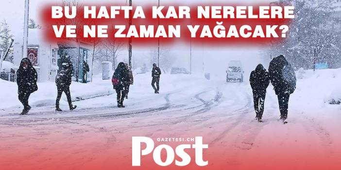 Kar Geri Dönüyor: İsviçre’de Bu Hafta Beyaz Alarm!