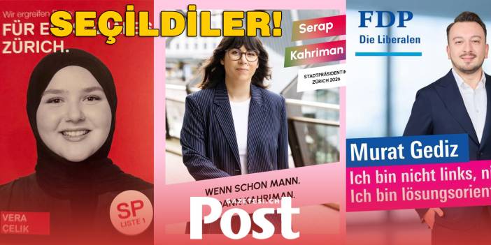 Zürih Belediye Meclisine üç Türk kökenli üye seçildi