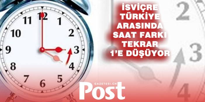 Avrupa yaz saatine geçiyor, saat farkı düşüyor