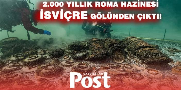 Sualtı arkeologları İsviçre'deki gölden 2.000 yıllık gemi kargosu çıkardı