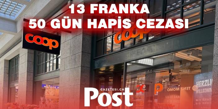 13 FRANKLIK HIRSIZLIĞA HAPİS ŞOKU!