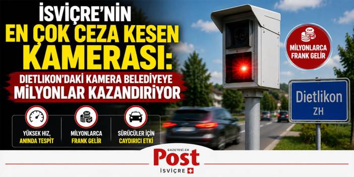 Zürih Yakınlarındaki İki Kamera Sürücülere Pahalıya Mal Oluyor