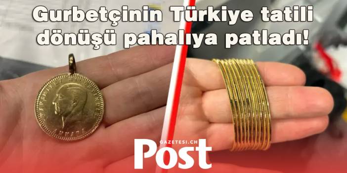 Türkiye'den dönen gurbetçi kadının bavulundan çıkan altınlara devlet el koydu