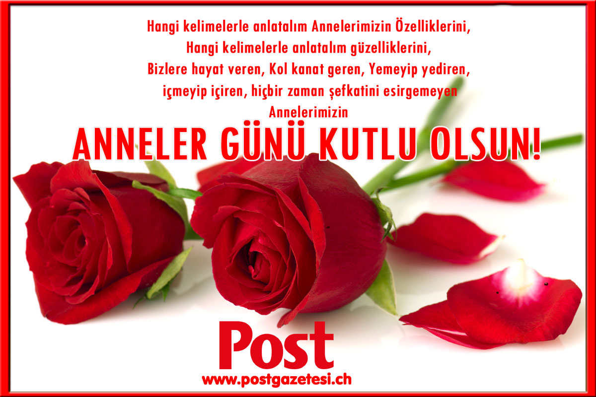 Tüm Annelerin "ANNELER GÜNÜ" kutlu olsun