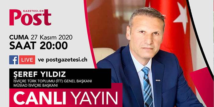 CANLI YAYIN KONUĞUMUZ ŞEREF YILDIZ OLDU