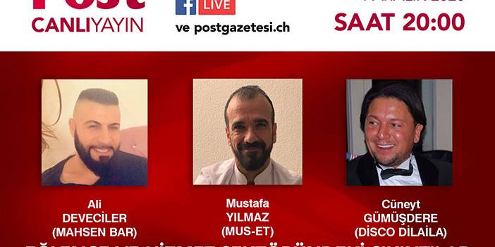 EĞLENCE VE HİZMET SEKTÖRÜ TEMSİLCİLERİ CANLI YAYIN'DA